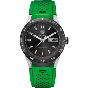 Tag Heuer bracelet de montre SAR8A80-FT6059 Silicone Vert